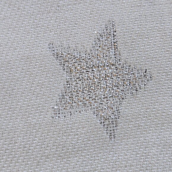 NWOT Talbots Metallic Star Sparkle Scarf - Picture 4 of 11